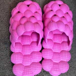 Pink Bubble slippers